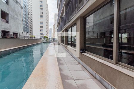 Studio para alugar com 31m², 1 quarto e sem vagaPiscina