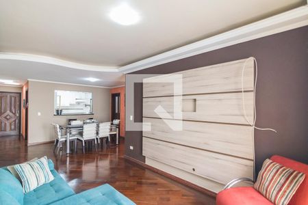 Sala de apartamento à venda com 3 quartos, 98m² em Vila Valparaíso, Santo André