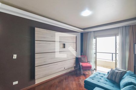 Sala de apartamento à venda com 3 quartos, 98m² em Vila Valparaíso, Santo André