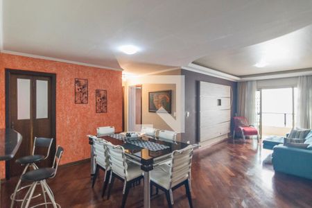 Sala de apartamento à venda com 3 quartos, 98m² em Vila Valparaíso, Santo André