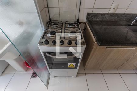 Apartamento para alugar com 57m², 2 quartos e 1 vagaDetalhe da cozinha