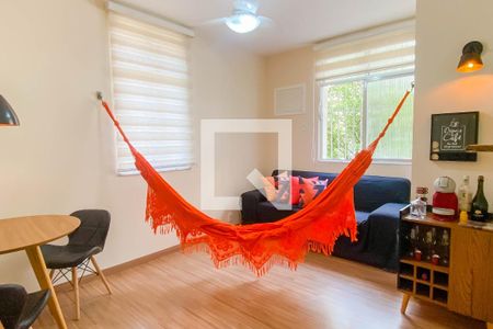 Sala de apartamento para alugar com 1 quarto, 43m² em Botafogo, Rio de Janeiro