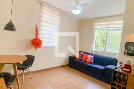 Sala de apartamento para alugar com 1 quarto, 43m² em Botafogo, Rio de Janeiro