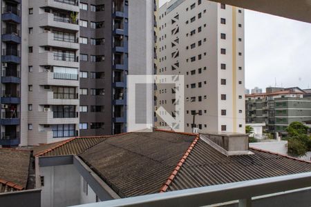 Vista da Sacada Sala de apartamento para alugar com 2 quartos, 55m² em Parque Enseada, Guarujá