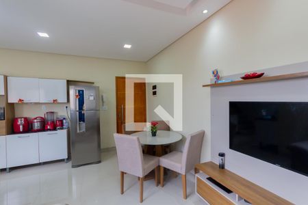 Sala de apartamento à venda com 2 quartos, 100m² em Parque Novo Oratório, Santo André