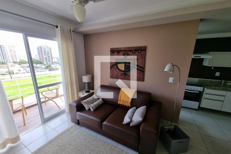 Sala de apartamento para alugar com 1 quarto, 49m² em Jardim Botânico, Ribeirão Preto