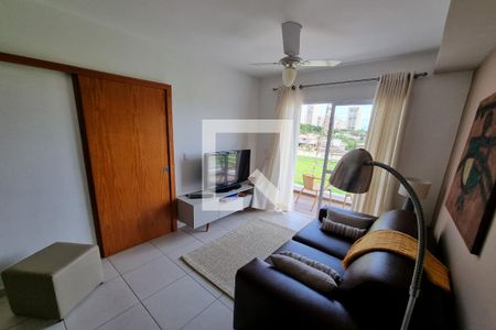 Sala de apartamento para alugar com 1 quarto, 49m² em Jardim Botânico, Ribeirão Preto