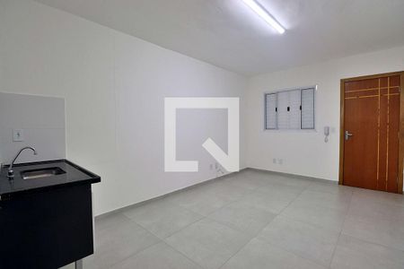 Cozinha de kitnet/studio para alugar com 1 quarto, 36m² em Vila Palmares, Santo André