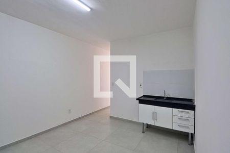 Cozinha de kitnet/studio para alugar com 1 quarto, 36m² em Vila Palmares, Santo André