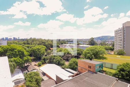 Vista da Sala de apartamento para alugar com 1 quarto, 50m² em Jardim Botânico, Porto Alegre