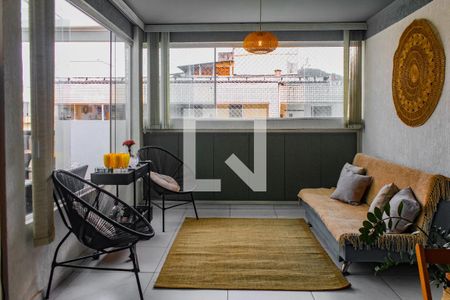 Sala de apartamento para alugar com 3 quartos, 200m² em Jardim Las Palmas, Guarujá