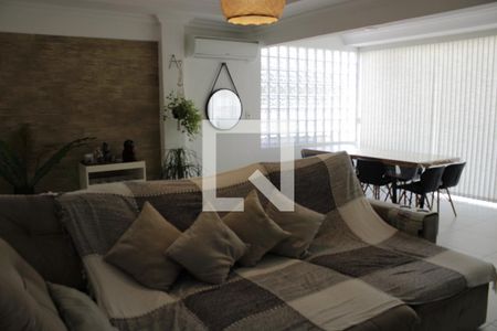 Slala de TV de apartamento para alugar com 3 quartos, 200m² em Jardim Las Palmas, Guarujá