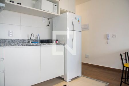 Studio para alugar com 24m², 1 quarto e sem vaga Studio para alugar com 24m², 1 quarto e sem vagaCozinha/Geladeira