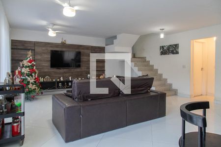 Sala de casa de condomínio à venda com 3 quartos, 350m² em Recreio dos Bandeirantes, Rio de Janeiro