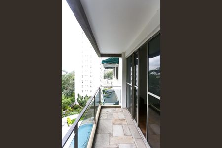Varanda da Sala de apartamento à venda com 3 quartos, 145m² em Vila Andrade, São Paulo