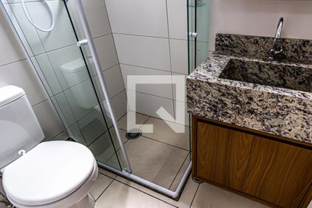 Banheiro de apartamento para alugar com 1 quarto, 20m² em Bela Vista, São Paulo
