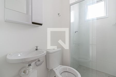 Banheiro de apartamento para alugar com 1 quarto, 31m² em Vila Guilhermina, São Paulo