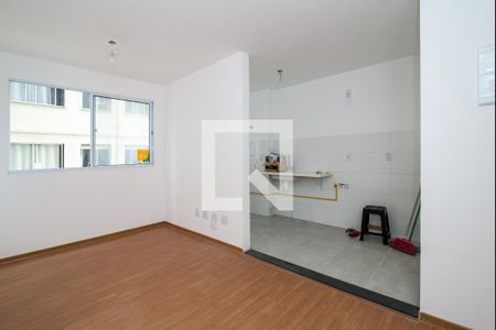 Sala de apartamento para alugar com 2 quartos, 46m² em Parque Sao Vicente, Mauá