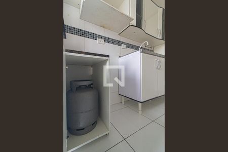 Apartamento para alugar com 40m², 2 quartos e 1 vagaDetalhe da cozinha