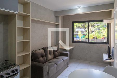 Sala de apartamento para alugar com 1 quarto, 28m² em Bela Vista, São Paulo