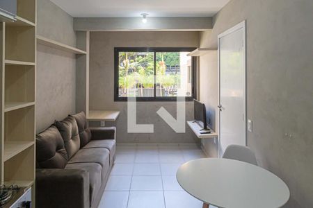 Sala de apartamento para alugar com 1 quarto, 28m² em Bela Vista, São Paulo
