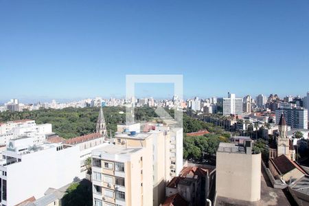 Área Comum - Terraço Vista de kitnet/studio para alugar com 1 quarto, 24m² em Santana, Porto Alegre