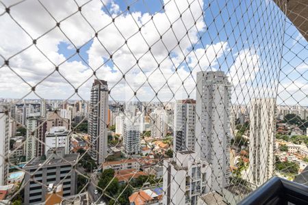 Varanda da Sala - Vista de apartamento para alugar com 1 quarto, 37m² em Vila Mariana, São Paulo