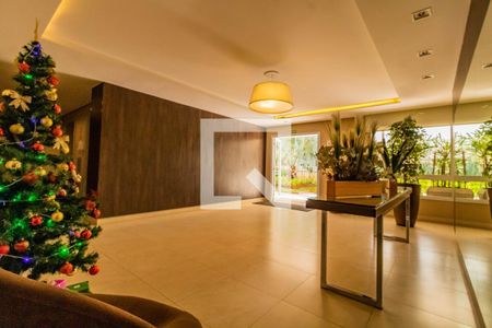 Apartamento para alugar com 63m², 2 quartos e 2 vagasHall social