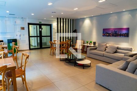 Studio à venda com 28m², 1 quarto e sem vagaÁrea comum - Salão de festas