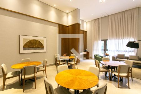 Studio para alugar com 28m², 1 quarto e sem vagaÁrea comum - Salão de festas