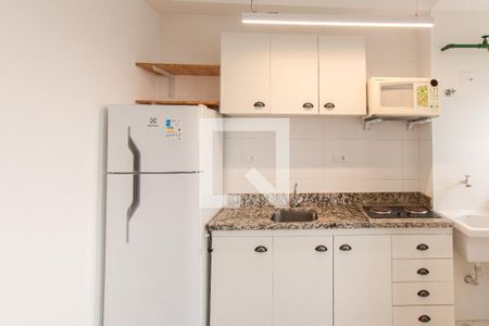 Studio à venda com 31m², 1 quarto e sem vagaCozinha e Área de Serviço