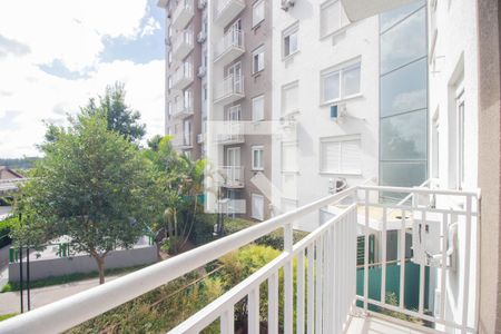 Varanda da Sala de apartamento para alugar com 2 quartos, 56m² em Jardim Itu Sabará, Porto Alegre