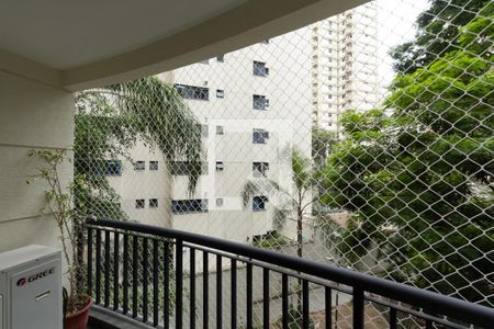 Varanda da Sala de apartamento à venda com 3 quartos, 92m² em Moema, São Paulo
