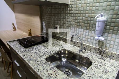 Studio - Pia de kitnet/studio para alugar com 1 quarto, 25m² em República, São Paulo