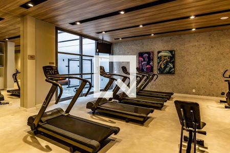Studio para alugar com 25m², 1 quarto e sem vaga Studio para alugar com 25m², 1 quarto e sem vagaAcademia