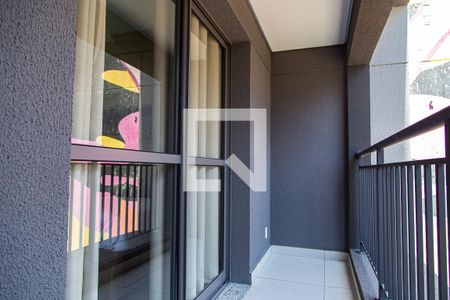 Varanda de kitnet/studio para alugar com 1 quarto, 25m² em República, São Paulo