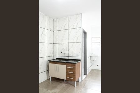 Cozinha de casa para alugar com 2 quartos, 32m² em Vila das Mercês, São Paulo