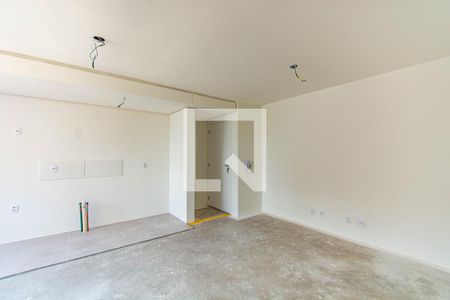 Sala/Cozinha de apartamento à venda com 2 quartos, 53m² em Bairro Fátima, Canoas