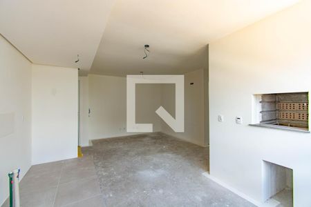 Sala/Cozinha de apartamento à venda com 2 quartos, 53m² em Bairro Fátima, Canoas