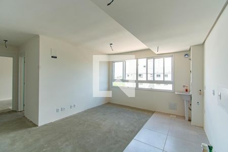 Sala  de apartamento à venda com 2 quartos, 53m² em Bairro Fátima, Canoas