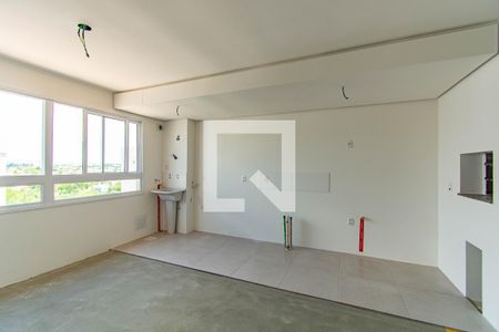 Sala  de apartamento à venda com 2 quartos, 53m² em Bairro Fátima, Canoas