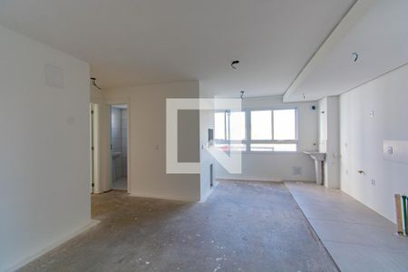 Sala  de apartamento à venda com 2 quartos, 53m² em Bairro Fátima, Canoas