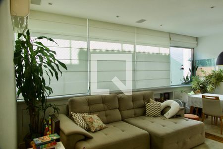 Sala de apartamento à venda com 3 quartos, 120m² em Lagoa, Rio de Janeiro