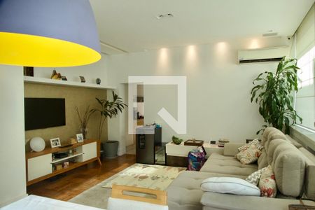 Sala  de apartamento à venda com 3 quartos, 120m² em Lagoa, Rio de Janeiro