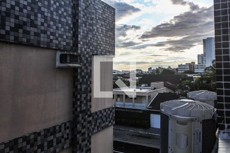 Vista Sala de apartamento para alugar com 1 quarto, 51m² em Balneário Cidade Atlântica, Guarujá