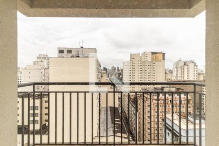 Varanda de apartamento à venda com 1 quarto, 36m² em Santa Efigênia, São Paulo
