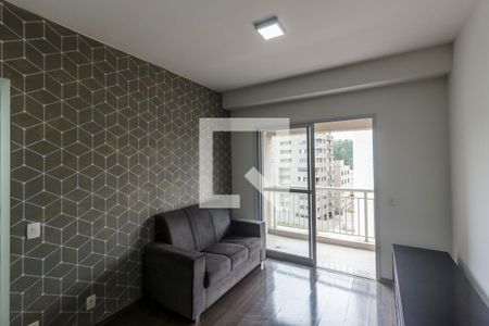Sala de TV de apartamento à venda com 1 quarto, 50m² em Empresarial 18 do Forte, Barueri