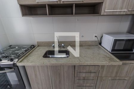 Apartamento à venda com 50m², 1 quarto e 1 vagaDetalhe da cozinha