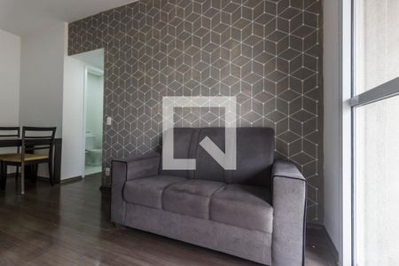 Sala de TV de apartamento à venda com 1 quarto, 50m² em Empresarial 18 do Forte, Barueri