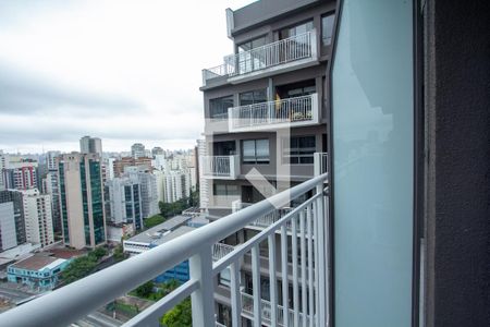 Varanda de kitnet/studio para alugar com 1 quarto, 27m² em Vila Nova Conceição, São Paulo
